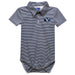 Brigham Young Cougars BYU Embroidered Navy Stripe Knit Polo Onesie