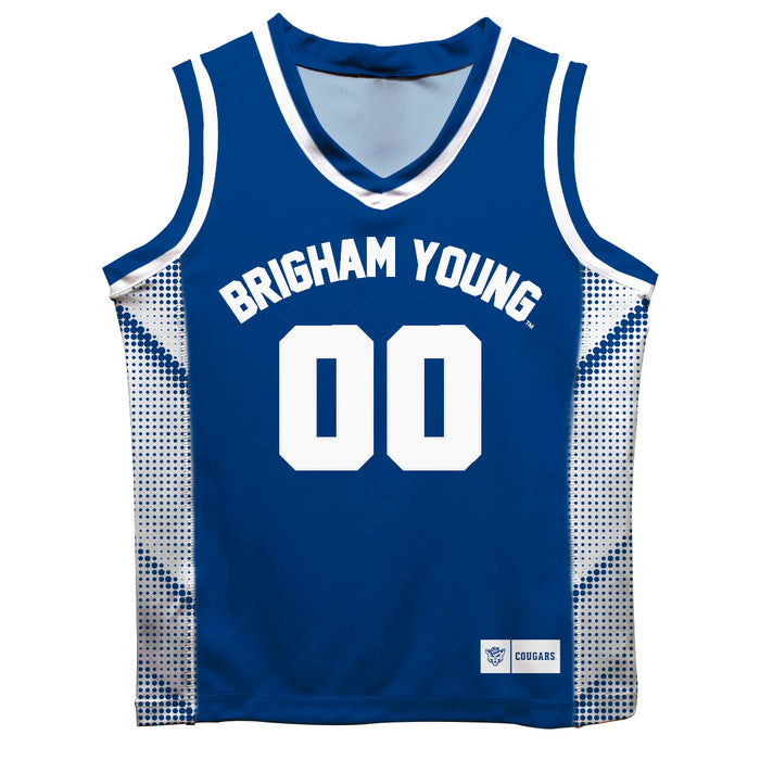 BYU Cougars Vive La Fete Game Day Blue Boys Fashion Basketball Top