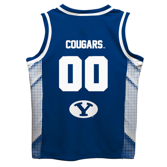 BYU Cougars Vive La Fete Game Day Blue Boys Fashion Basketball Top - Vive La Fête - Online Apparel Store