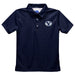 BYU Cougars Embroidered Navy Short Sleeve Polo Box Shirt