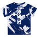 BYU Cougars Vive La Fete Boys Game Day Blue Short Sleeve Tee Paint Brush - Vive La Fête - Online Apparel Store