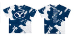 BYU Cougars Vive La Fete Marble Boys Game Day Blue Short Sleeve Tee - Vive La Fête - Online Apparel Store