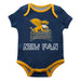 Canisius College Golden Griffins Vive La Fete Infant Game Day Blue Short Sleeve Onesie New Fan Logo and Mascot Bodysuit