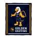 Canisius College Golden Griffins Vive La Fete Kids Game Day Blue Plush Soft Minky Blanket 36 x 48 Mascot