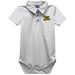 Canisius College Golden Griffins Embroidered White Solid Knit Polo Onesie