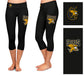Canisius College Golden Griffins Vive La Fete Collegiate Large Logo on Thigh and Waist Girls Black Capri Leggings - Vive La Fête - Online Apparel Store