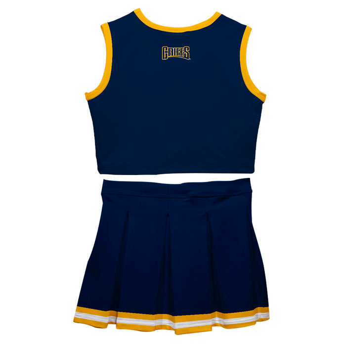 Canisius College Golden Griffins Vive La Fete Game Day Blue Sleeveless Cheerleader Set - Vive La Fête - Online Apparel Store