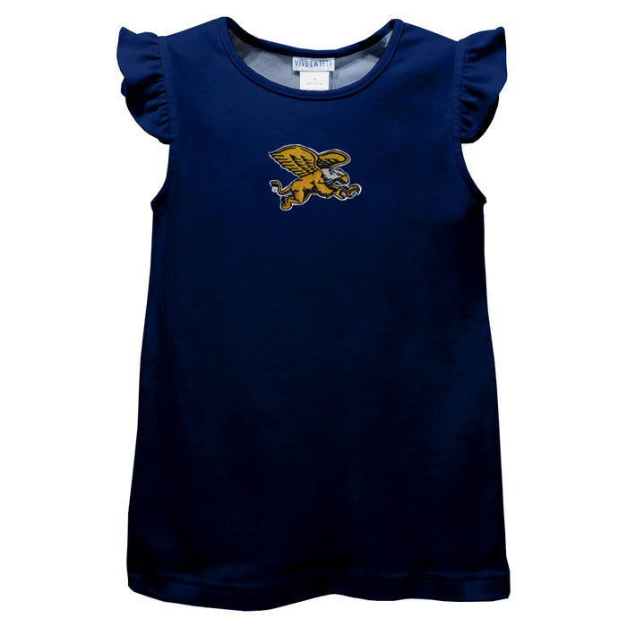 Canisius College Golden Griffins Embroidered Navy Knit Angel Sleeve