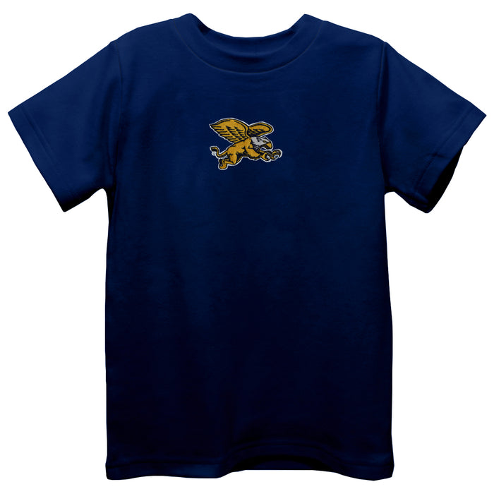 Canisius College Golden Griffins Embroidere Navy Knit Short Sleeve Boys Tee Shirt