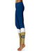 UC Davis Aggies Vive la Fete Game Day Collegiate Ankle Color Block Women Navy Gold Yoga Leggings - Vive La Fête - Online Apparel Store