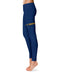 UC Davis Aggies Vive La Fete Game Day Collegiate Logo on Thigh Navy Women Yoga Leggings 2.5 Waist Tights" - Vive La Fête - Online Apparel Store