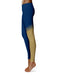 UC Davis Aggies Vive la Fete Game Day Collegiate Leg Color Block Women Navy Gold Yoga Leggings - Vive La Fête - Online Apparel Store