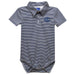 UC Davis Aggies Embroidered Navy Stripe Knit Polo Onesie