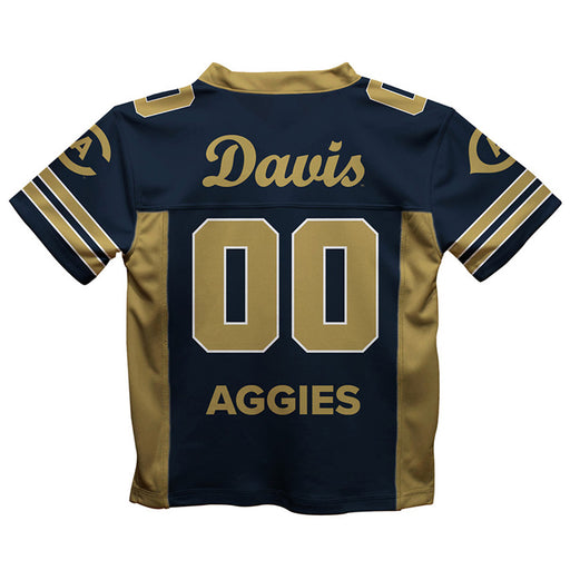 UC Davis Aggies Vive La Fete Game Day Navy Football Jersey - Vive La Fête - Online Apparel Store
