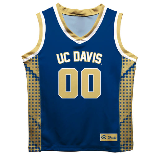 UC Davis Aggies Vive La Fete Game Day Blue Boys Fashion Basketball Top