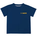 UC Davis Aggies Hand Sketched Vive La Fete Impressions Artwork Boys Blue Short Sleeve Tee Shirt