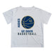 UC Davis Aggies Vive La Fete Basketball V1 White Short Sleeve Tee Shirt