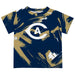 UC Davis Aggies Vive La Fete Boys Game Day Blue Short Sleeve Tee Paint Brush