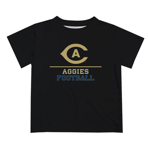 UC Davis Aggies Vive La Fete Football V1 Black Short Sleeve Tee Shirt