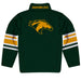 Cal Poly Pomona Broncos Vive La Fete Game Day Green Quarter Zip Pullover Stripes on Sleeves - Vive La Fête - Online Apparel Store
