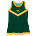 Cal Poly California State Polytechnic Pomona Broncos Vive La Fete Game Day Green Sleeveless Cheerleader Dress