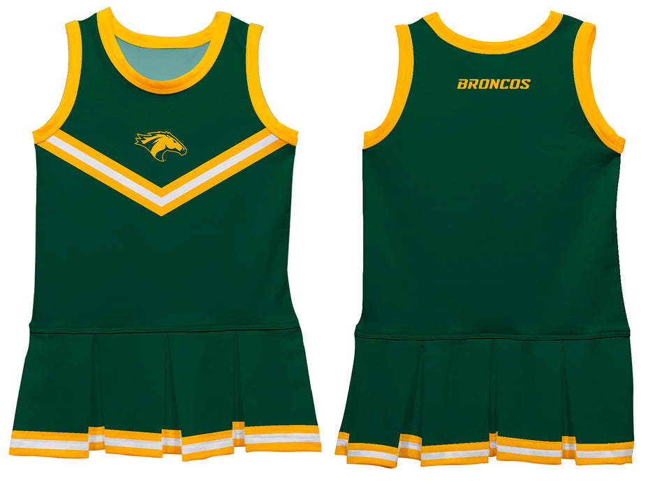 Cal Poly California State Polytechnic Pomona Broncos Vive La Fete Game Day Green Sleeveless Cheerleader Dress - Vive La Fête - Online Apparel Store