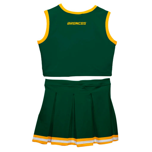 Cal Poly California State Polytechnic Pomona Broncos Vive La Fete Game Day Green Sleeveless Cheerleader Set - Vive La Fête - Online Apparel Store