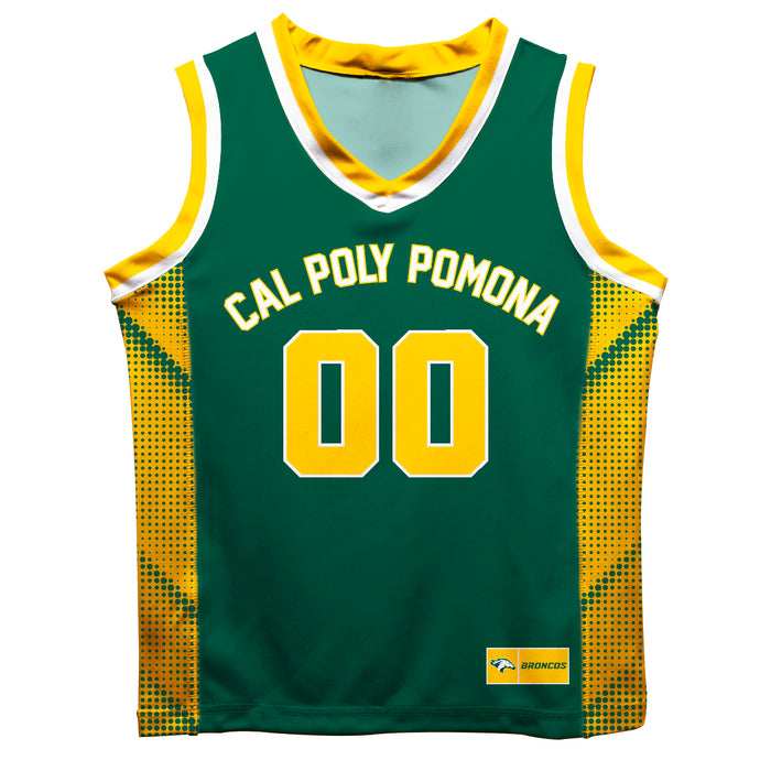 Cal Poly California State Polytechnic Pomona Broncos Vive La Fete Game Day Green Boys Fashion Basketball Top