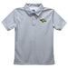 Cal Poly California State Polytechnic Pomona Broncos Embroidered Gray Short Sleeve Polo Box Shirt