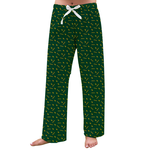 Cal Poly Pomona Broncos Vive La Fete Game Day All Over Logo Women Green Lounge Pants