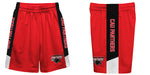 Clark Atlanta Panthers Vive La Fete Game Day Red Stripes Boys Solid Black Athletic Mesh Short - Vive La Fête - Online Apparel Store