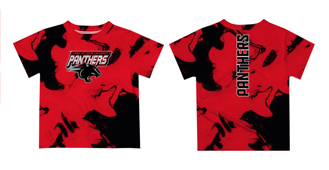 Clark Atlanta University Panthers Vive La Fete Marble Boys Game Day Red Short Sleeve Tee - Vive La Fête - Online Apparel Store