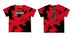 Clark Atlanta University Panthers Vive La Fete Marble Boys Game Day Red Short Sleeve Tee - Vive La Fête - Online Apparel Store