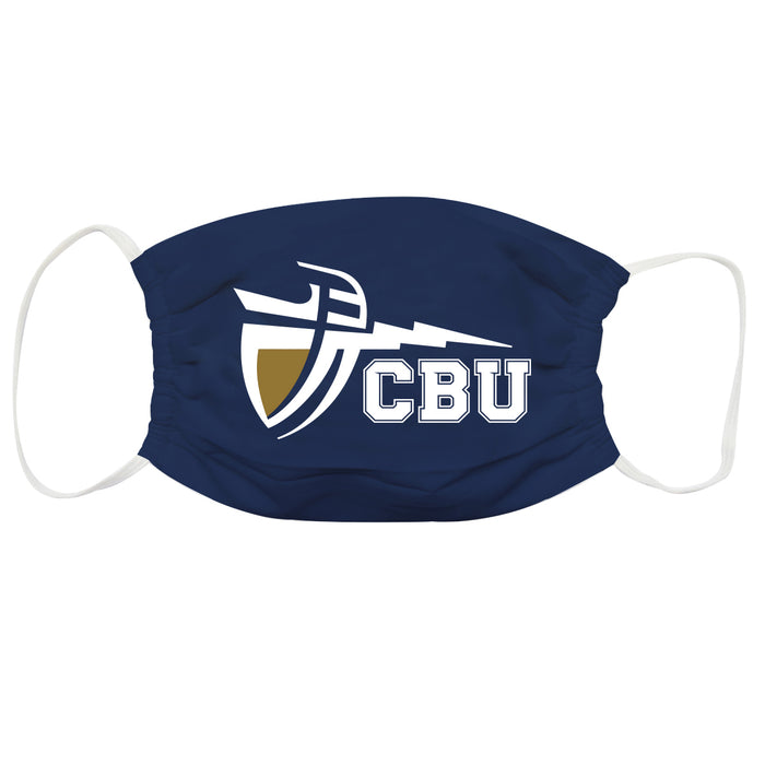 California Baptist Lancers CBU Face Mask Navy Set of Three - Vive La Fête - Online Apparel Store