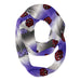 City College of New York Beavers Vive La Fete All Over Logo Game Day Collegiate Women Ultra Soft Knit Infinity Scarf