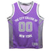 City College of New York Beavers Vive La Fete Game Day Purple Boys Fashion Basketball Top