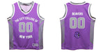 City College of New York Beavers Vive La Fete Game Day Purple Boys Fashion Basketball Top - Vive La Fête - Online Apparel Store