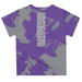 City College of New York Beavers Vive La Fete Marble Boys Game Day Purple Short Sleeve Tee - Vive La Fête - Online Apparel Store