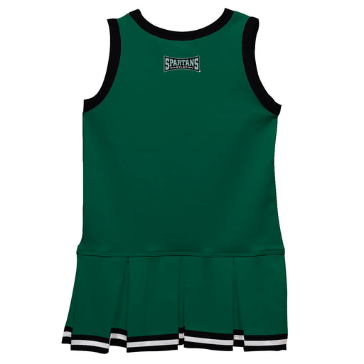 Castleton University Spartans Vive La Fete Game Day Green Sleeveless Youth Cheerleader Dress - Vive La Fête - Online Apparel Store