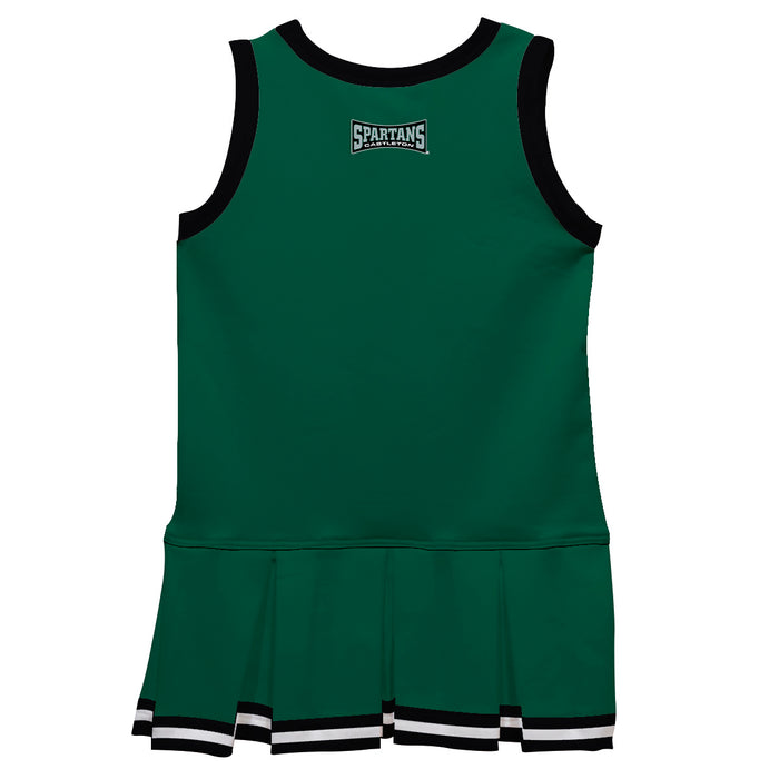 Castleton University Spartans Vive La Fete Game Day Green Sleeveless Youth Cheerleader Dress - Vive La Fête - Online Apparel Store