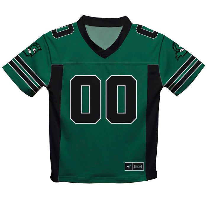 Castleton University Spartans Vive La Fete Game Day Green Boys Fashion Football T-Shirt