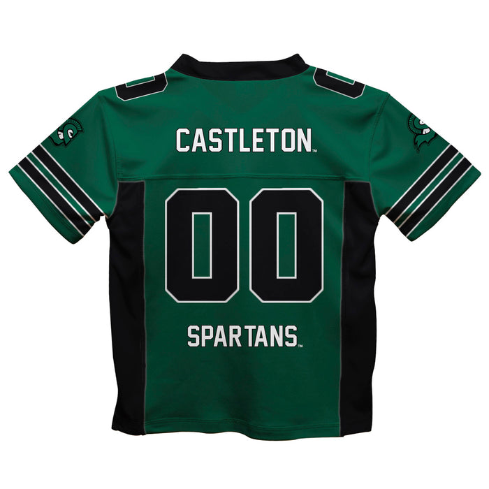 Castleton University Spartans Vive La Fete Game Day Green Boys Fashion Football T-Shirt - Vive La Fête - Online Apparel Store