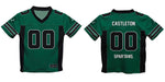 Castleton University Spartans Vive La Fete Game Day Green Boys Fashion Football T-Shirt - Vive La Fête - Online Apparel Store