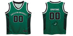 Castleton University Spartans Vive La Fete Game Day Green Boys Fashion Basketball Top - Vive La Fête - Online Apparel Store