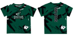 Castleton University Spartans Vive La Fete Boys Game Day Green Short Sleeve Tee Paint Brush - Vive La Fête - Online Apparel Store