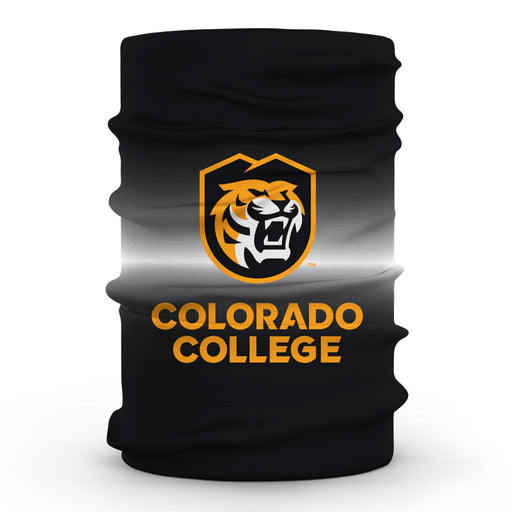 Colorado College Tigers Vive La Fete Degrade Logo Game Day Collegiate Face Cover Soft 4-Way Stretch Neck Gaiter - Vive La Fête - Online Apparel Store