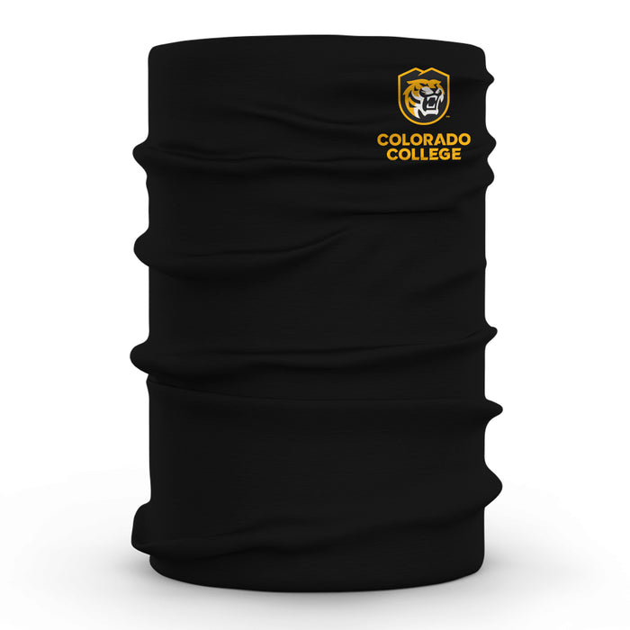 Colorado College Tigers Vive La Fete Black Game Day Collegiate Logo Face Cover Soft  Four Way Stretch Neck Gaiter - Vive La Fête - Online Apparel Store