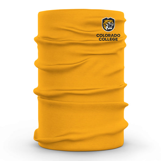 Colorado College Tigers Vive La Fete Gold Game Day Collegiate Logo Face Cover Soft  Four Way Stretch Neck Gaiter - Vive La Fête - Online Apparel Store