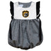 Colorado College Tigers Embroidered Black Gingham Girls Bubble