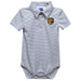 Colorado College Tigers Embroidered Gray Stripe Knit Boys Polo Bodysuit